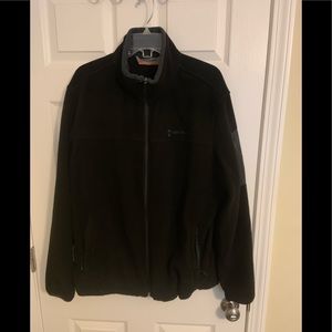 Free Country Black Fleece Jacket Size Large